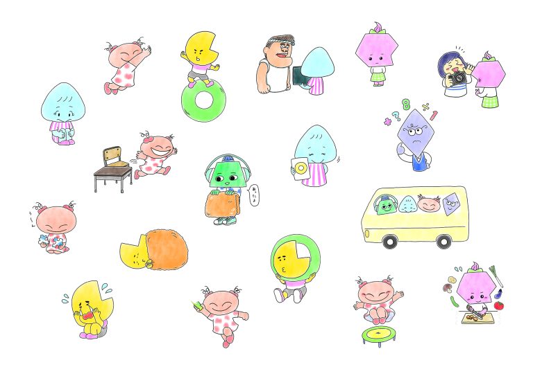 事業案内パンフレットとキャラクターデザイン｜Root